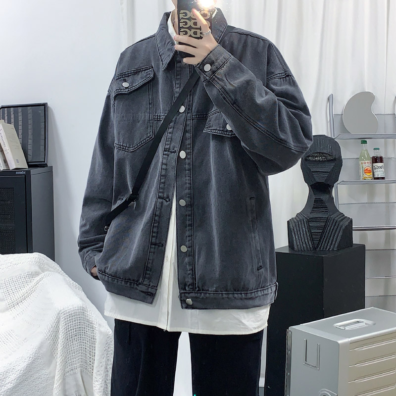 2021春季新款牛仔夾克男外套