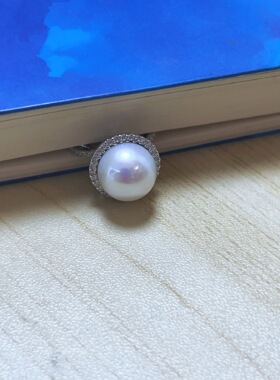 淡水爱迪生珍珠戒指太阳花