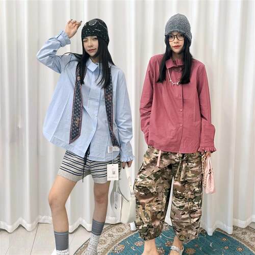 FIFIOOMI 花苞立领衬衫FI26PFO05——980