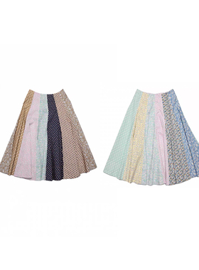 COEMES 拼接半身裙25年四月CM2504013——980