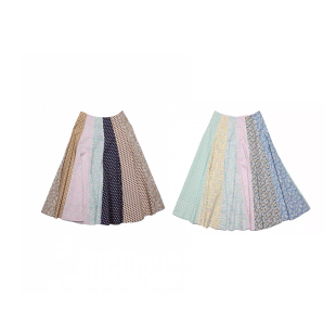 COEMES 拼接半身裙25年四月CM2504013——980