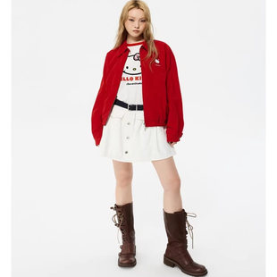 REVAN 拉链复古短外套26年春RK10105311——1999