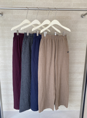 OIIORIRI 格纹复古休闲裤25年秋冬25AWPT087——2580