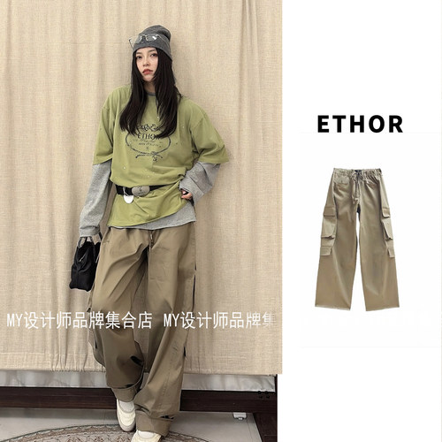 ETHOR 多口袋工装休闲裤ERFW26-262P——2850