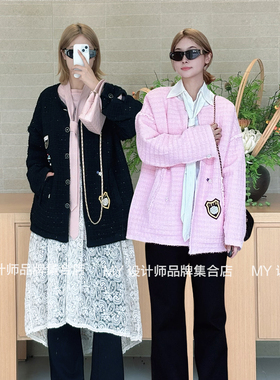 OIIORIRI 肌理感亮片贴花外套25年秋冬25AWZZ152——3580