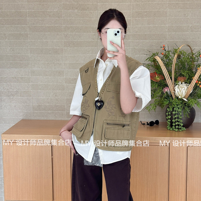 AVVENN 简约复古马夹25年秋AL70701558——1690