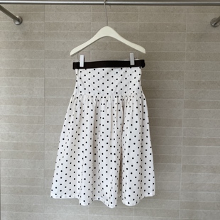 AVVENN 波点复古半裙26年春AK11503760——1390