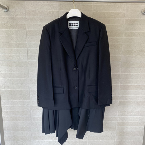 EENK 单排扣外套25年冬EEB-1P453-JK04-BK——6100