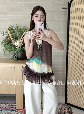 Journal Record 复古系带背心26年春夏JWIAAZ121016——1398