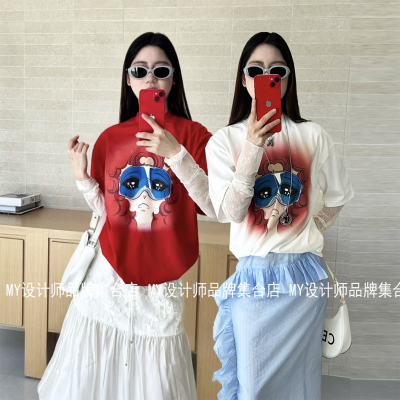 PUSHBUTTON 护目镜女孩T恤26年早春PB2610605W——1490