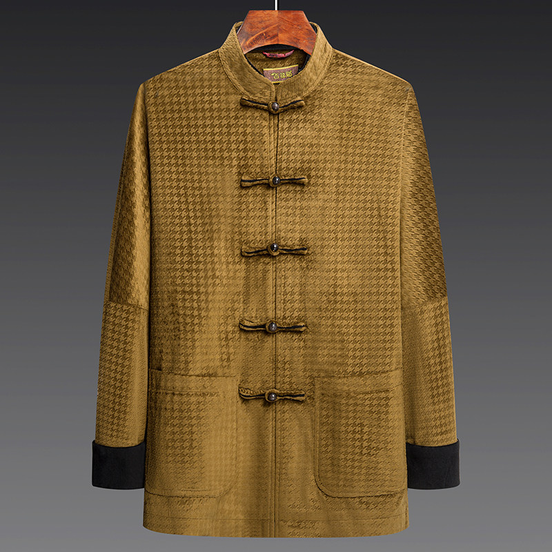 中式男装秋冬连袖外套 百福龙新款男士唐装 男士民族服装 新中装,男装,唐装,淘宝优惠券,粉丝福利购,淘宝优惠卷