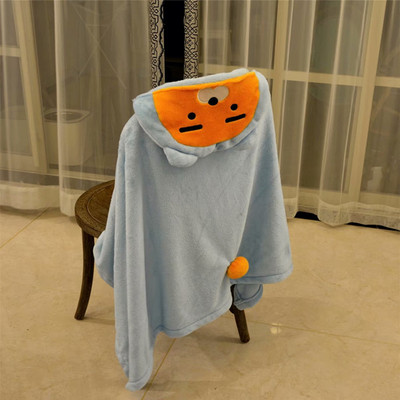 卡考屁桃狮子懒人午睡空调毯披肩