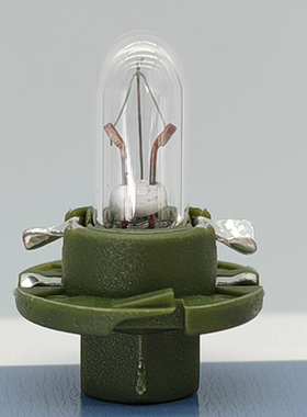 欧司朗 OSRAM 12V 1.3W 2431MFX6 BX8.4d T5 绿色座汽车仪表灯泡
