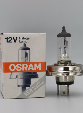 欧司朗 12V 60/55W 100/90W P45t R2 64198 64204 H4汽车圆盘灯泡