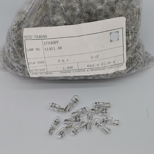 东芝 TOSHIBA A14V 1.4W T6.5 A7840PF 马自达3烟灰缸仪表插灯泡