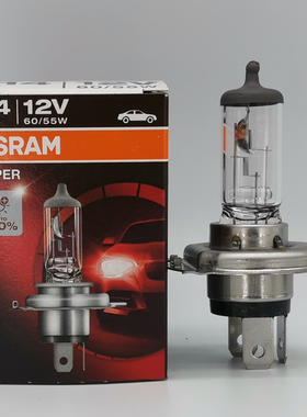欧司朗 OSRAM 64193 12V 60/55W H4 U 37R E1汽车灯泡SUP增亮+30%