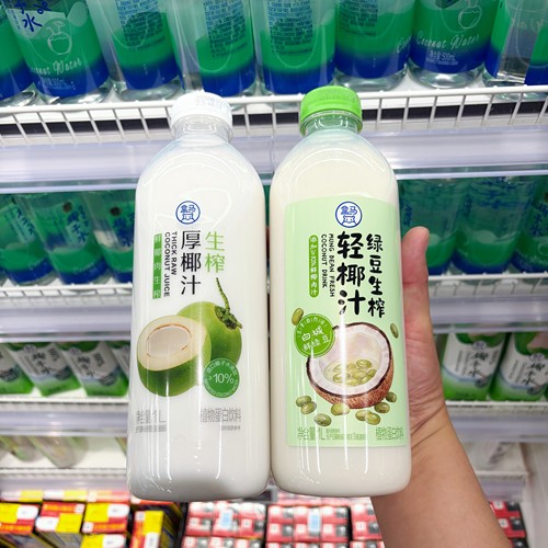 盒马绿豆生榨轻椰汁厚椰汁