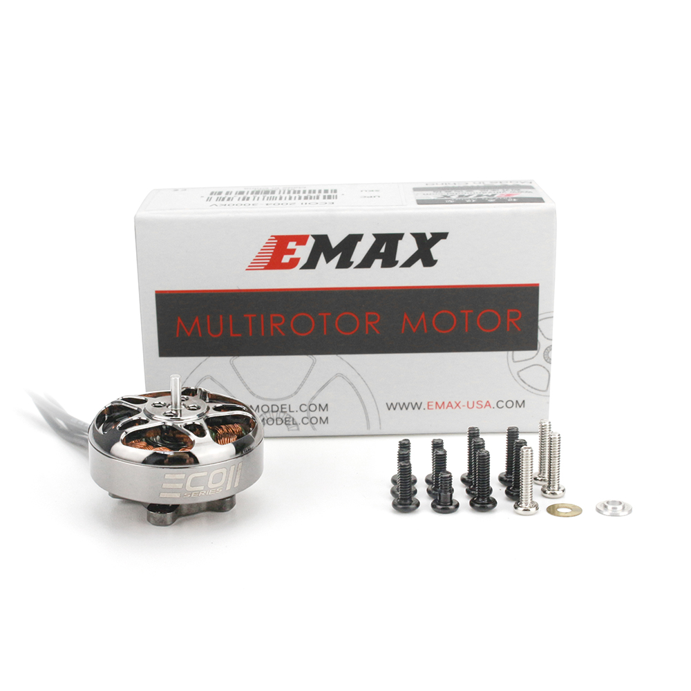 EMAX银燕 ECOII 2004 1600/2000/2400/3000KV 穿越机竞速马达4-6S 玩具/童车/益智/积木/模型 遥控飞机零配件 原图主图