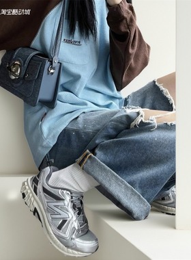 NEW BALANCE/NB复古运动鞋女百搭增高休闲老爹鞋男MT410KR5/CK5