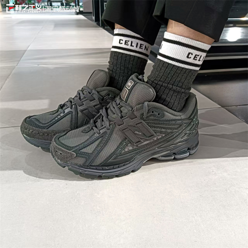 防滑跑步鞋newbalance系带男女