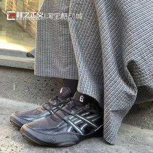 Asics亚瑟士HYPERSYNC春新德训薄底复古潮休闲运动鞋1203A879-021
