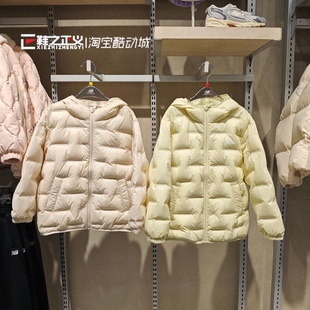 New Balance NB25冬鹅绒男女儿童保暖连帽轻薄百搭羽绒服7PF4E013