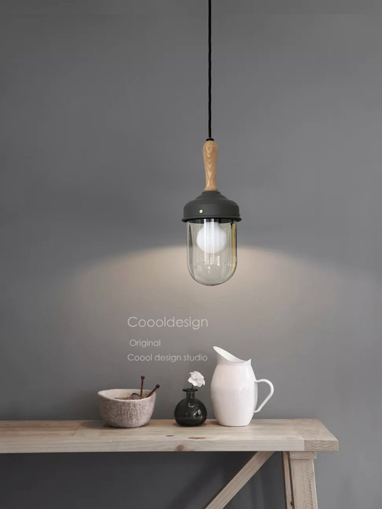 coooldesign实木美式吊灯