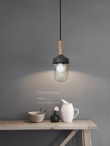 coooldesign实木美式吊灯