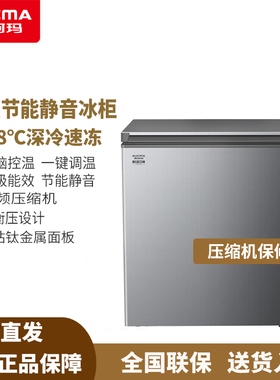 Aucma/澳柯玛 BC/BD-202PHX家用-38℃节能变频冰柜单温卧式冷柜