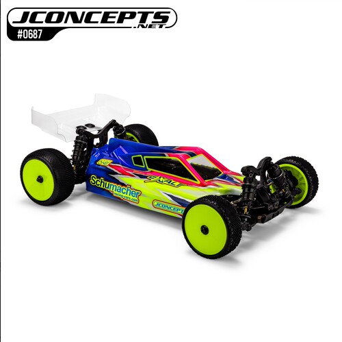 JCONCEPTS1/10轻量化电越透明车壳P2 Schumacher CAT PB JC0687L