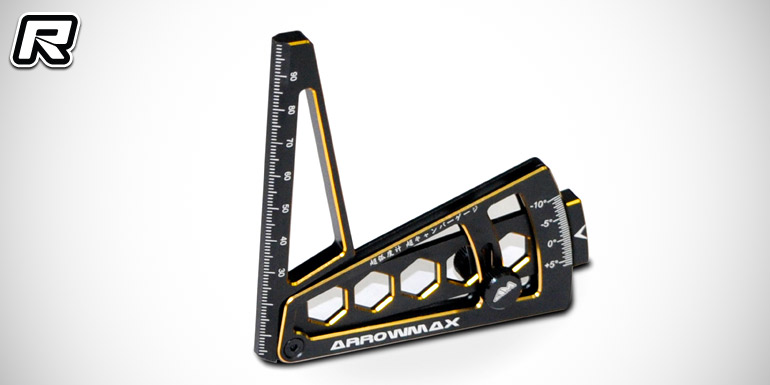 清仓ARROWMAX AM黑金1/10电房漂移油房金属CAMBER测量尺 171097
