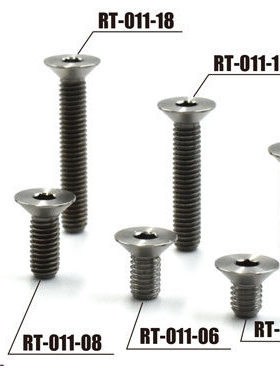 REVED CNC切削3mm 平头轻量化钛合金螺丝 钛螺丝 多种规格可选