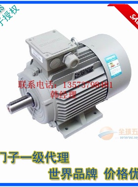 贝得5.5KW2级卧式电机 立式电机1TL0001系列电动机B3B5B352极380v