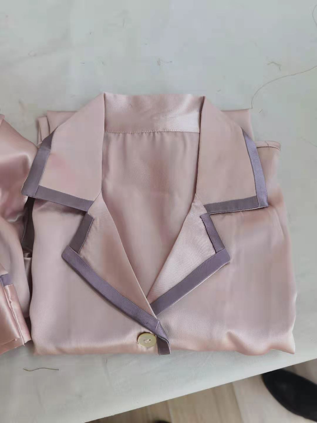 新品40姆米100%重磅男女真丝睡衣
