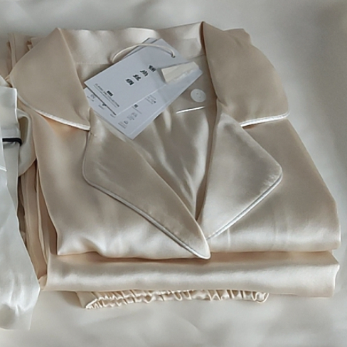 6A正品30姆40姆米22姆100%桑蚕丝重磅真丝睡衣长袖情侣套装男女