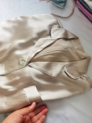 6A正品3040姆长袖裤重磅真丝睡衣