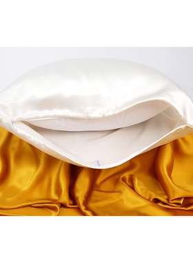6A重磅真丝双面枕套22姆2850姆KING SIZE51*91加大枕套羽绒枕