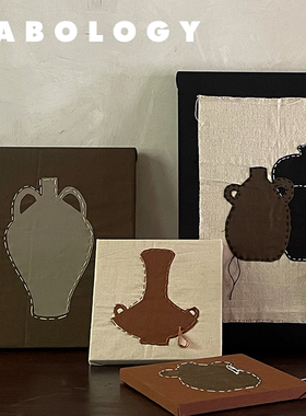 LABOLOGY新品｜AtelierKoma小物 布艺拼贴艺术复古装饰挂画客厅