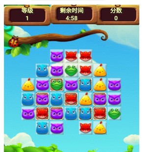 支持PC端和移动端开心消消乐 498HTML5开心消消乐小游戏