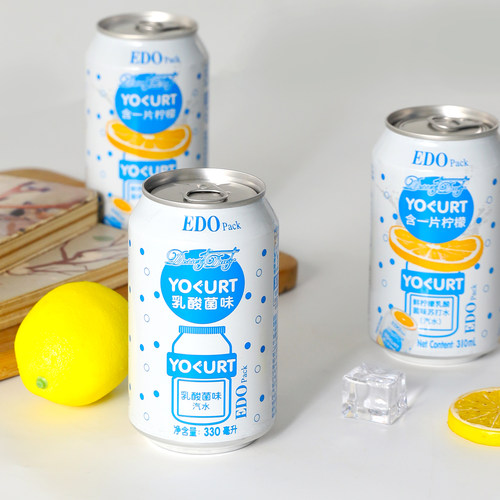 EDO鲜柠檬乳酸菌味苏打水