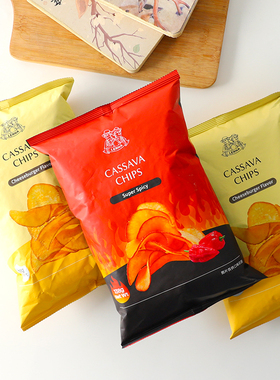 印尼进口 LERNA莱纳奶酪汉堡超辣风味木薯片追剧休闲膨化零食小吃