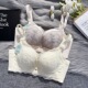 1.0cm一体中摸B杯无钢圈小胸上托聚拢调整蕾丝收副乳性感养护文胸
