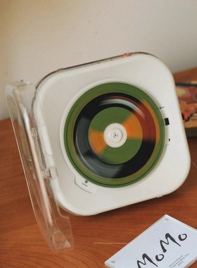 syitren/赛塔林R400复古CD机便携充电蓝牙专辑播放器壁挂手提礼物