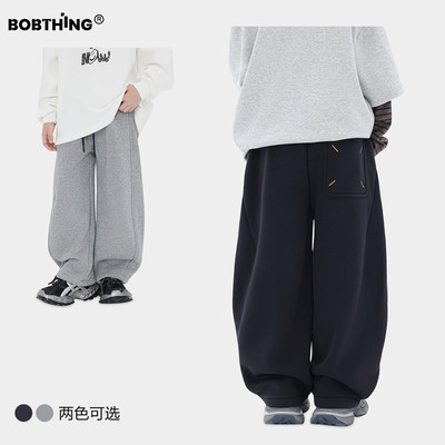 儿童冬季一体绒运动裤直筒卫裤潮