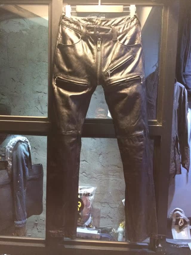 Pantalon cuir homme pantalons fuselés pour adolescent pour hiver - Ref 1491186 Image 2