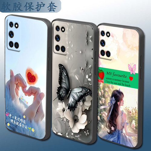 适用于OPPOA52手机壳PDAM10全包镜头oopoα52防摔套个性卡通硅胶网红磨砂套直边情侣时尚手机套软壳保护套潮