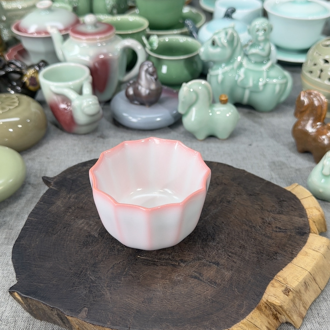 白玉桃红猪油冻 主人杯 放福利,餐饮具,功夫茶具,淘宝优惠券,粉丝福利购,淘宝优惠卷