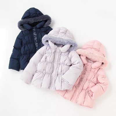 90%绒常规羽绒服无异味女童