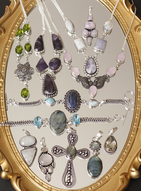 巴厘岛银饰手链吊坠项链手链