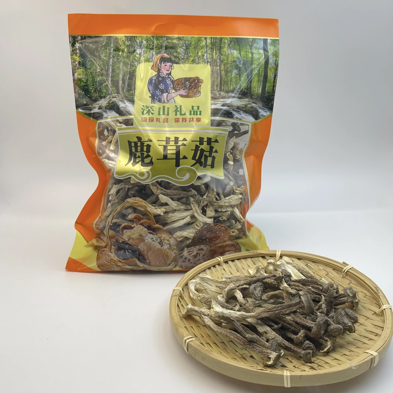 2024鹿茸菇嫩仔净重新货干货蘑菇菌菇脆脆菇土特产煲汤炒菜